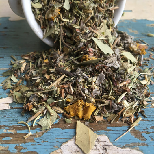 Herbata ziołowa o działaniu wykrztuśnym – Związek Eukaliptusowy – 50g